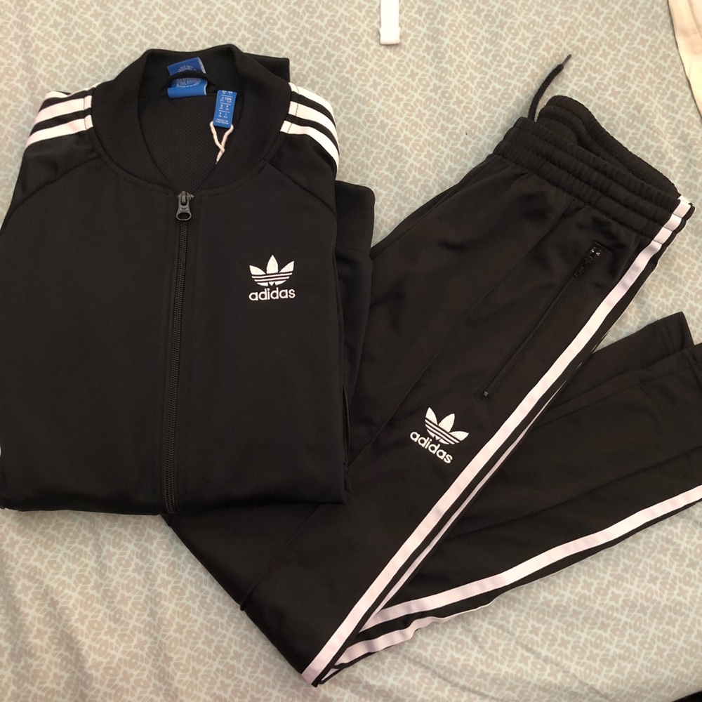 Adidas Superstar Track Pants and Track Jacket Set